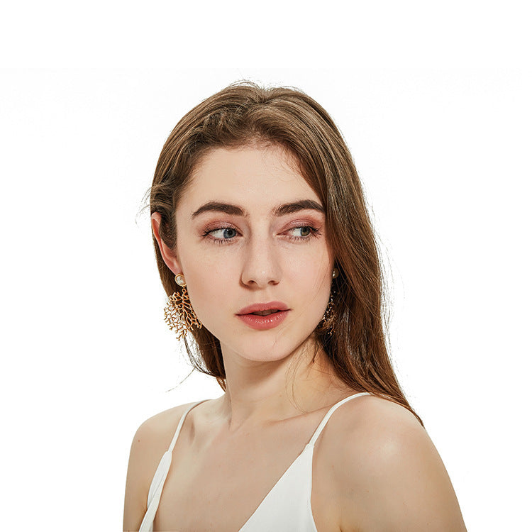 Coral Earrings