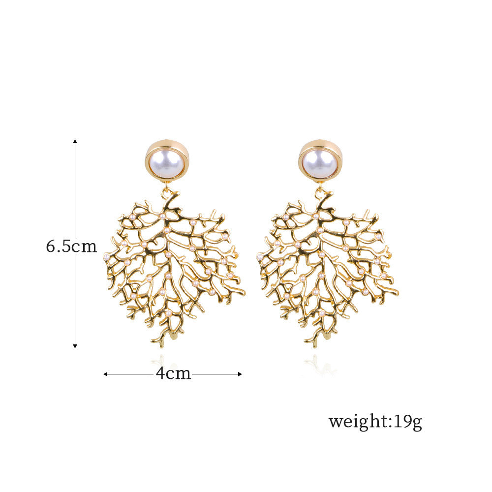 Coral Earrings
