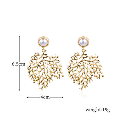 Coral Earrings