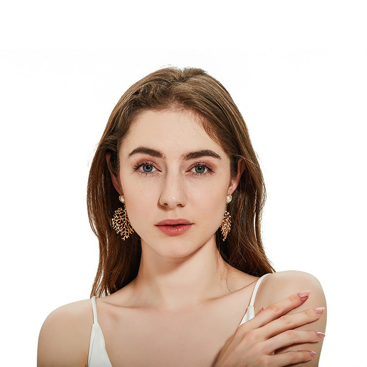 Coral Earrings