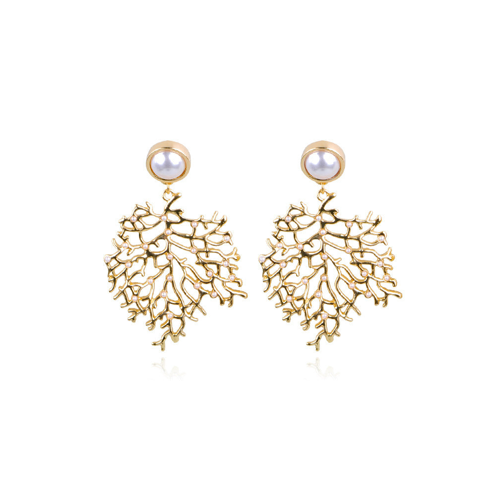 Coral Earrings