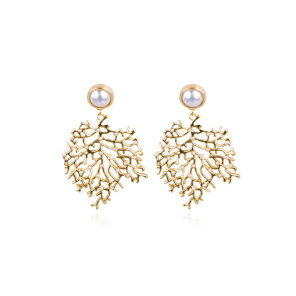 Coral Earrings